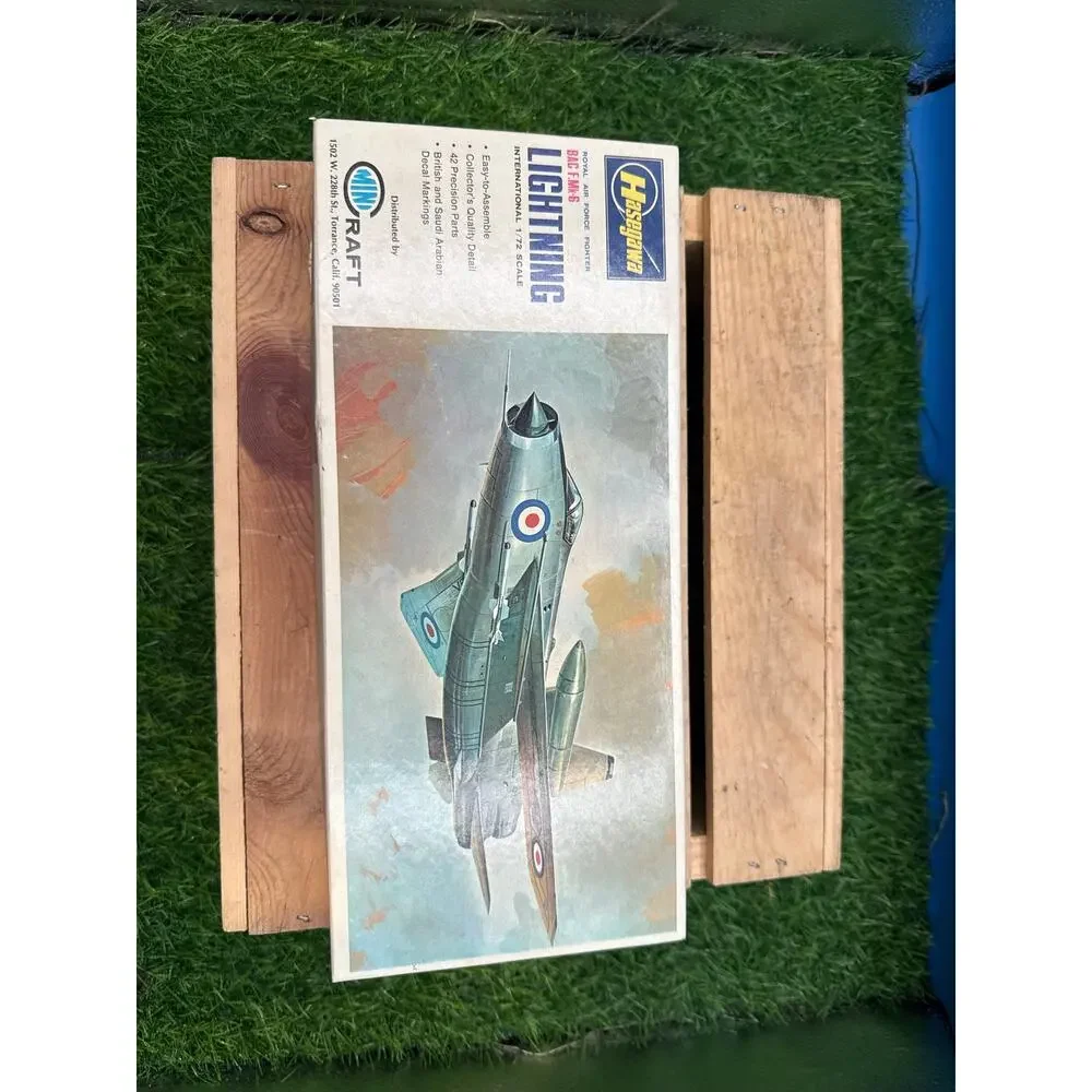VTG Hasegawa BAC F Mk-6 Lightning JS-019 Model Kit In Box-Unbuilt